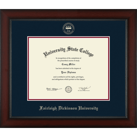Fairleigh Dickinson University Diploma Frame, Document Size 11" x 8.5"