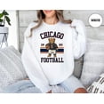 thumbnail image 3 of Retro Chicago Football Sweatshirt, Vintage Chicago Football Sweater, Chicago Fan Crewneck, Chicago Game Day Sweater, Bears Football Season, 3 of 5