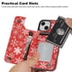 thumbnail image 3 of Funda para teléfono HAOINSH para iPhone 14 de 6.1 pulgadas, tipo cartera de piel sintética, 3 of 6