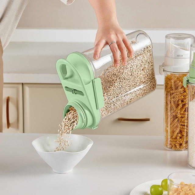 TIMIFIS Kitchen Storage Jar Grain Storage Box Sealed Jar Kitchen Food Grade Empty Bottle Storage Jar Insect-Proof and Proof Rice and Flour Barrel Kitchen Essentials