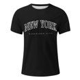 thumbnail image 4 of Camiseta de manga corta con cuello redondo y estampado de arbolitos para hombre, ideal para la playa en verano - Poliéster, informal/viajes/uso diario - Ligera, cómoda y transpirable, 4 of 4