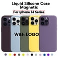 thumbnail image 2 of 2023 Nuevo Color Mag-safe Funda De Silicona Líquida Para iPhone 14 Pro Max 14 Plus Fundas Para Teléfono Con Cubierta Trasera Magnética Tienen Logo Gao Jiahui unisex, 2 of 2