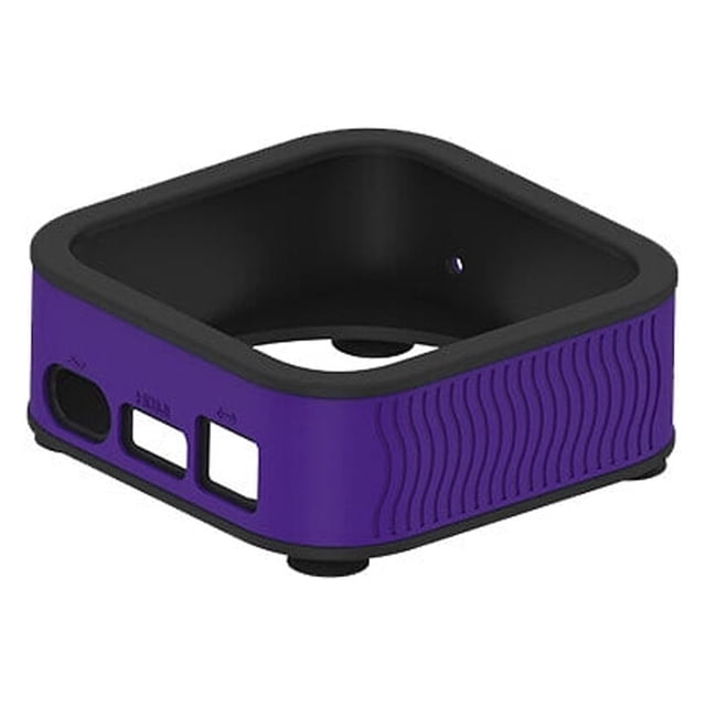 Étui de Protection Anti-Poussière pour Décodeur, Housse Antidérapante pour Boîtier TV, Étui de Protection Étanche et Antichoc en Silicone, Violet