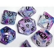 Nebulous Galaxy DnD Dice Set | Dungeons and Dragons | 7 Dice RPG Polyhedral Set d20
