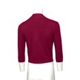 thumbnail image 4 of G-Style USA Women's 3/4 Sleeve Open Front Cropped Cardigan Sweater (S-XL), 4 of 7