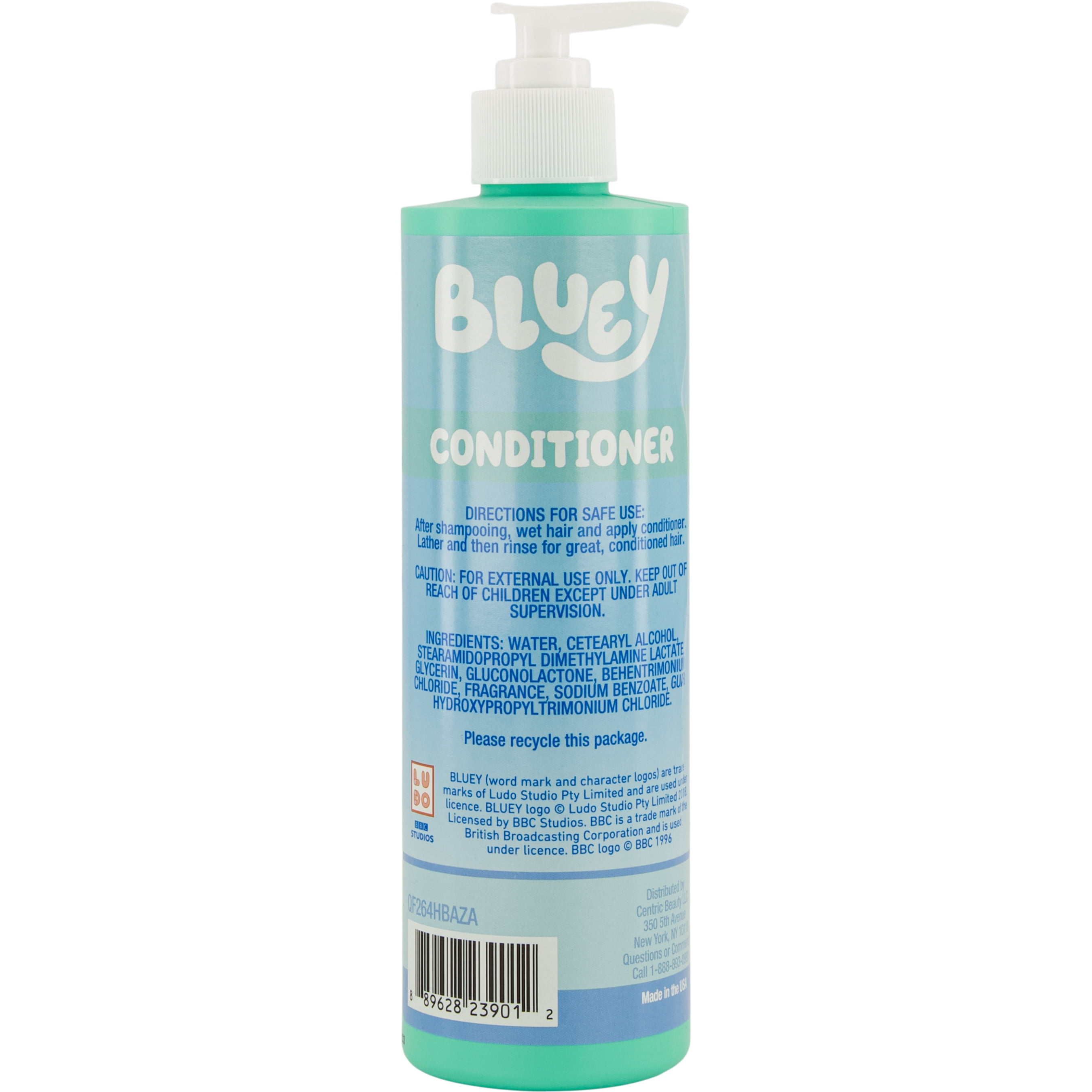 Bluey Conditioner, 16 oz, Light Fresh Melon Scent, Ages 3+