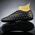 thumbnail image 3 of Zapatos de fútbol para hombre, botas de fútbol TF/FG, zapatillas de entrenamiento antideslizantes, ligeras, cómodas, transpirables, tacos para interiores, 3 of 5
