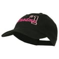 thumbnail image 2 of Number 1 Grandma Embroidered Cotton Cap - Black OSFM, 2 of 5