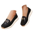 thumbnail image 1 of DXOUPM Chaussures à Enfiler pour Femmes Mocassins Confortables Chaussures Décontractées à Semelle Plate Polyvalentes pour Usage Quotidien, 1 of 3