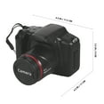 thumbnail image 2 of 16 Mega HD Digital Camera with 16X Optical Zoom, Full 1080P HD Video-Black, 2 of 7