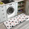 thumbnail image 3 of White Cow Head Dot Pattern Kitchen Rug Mat,Kitchen Runner Rugs Non Skid Washable,Decorative Kitchen Floor Mats for Kitchen,Sink,Laundry,17"x47.2", 3 of 7