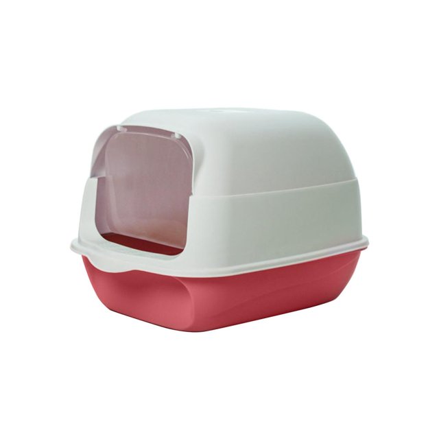 Extra Large Enclosed Cat Litter Box with Odor Control, Splash-Proof Design for Kittens, Easy-Clean Tray with Non-Slip Base, Durable Plastic for Multi-Cat Homes