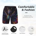 thumbnail image 3 of Fotbe Rainbow Wings Majestic Dragon Traje de Baño para Hombre – Shorts de Natación de Secado Rápido con Forro y Bolsillos-3X-Large, 3 of 6