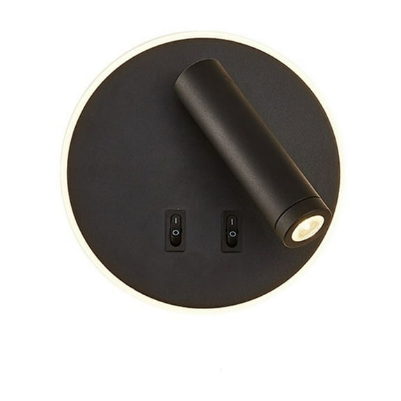 LED Wall Lamp With Switch 3W Spotligh 7W Backlight Free Rotation Indoor Wall Light For Home Bedroom ,Picture Lights for Wall