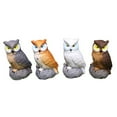 thumbnail image 4 of 4Pcs Miniature Owl Figurines for Bonsai Craft Decor Micro Landscape, 4 of 8