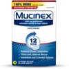 Mucinex Maximum Strength 12 hour Chest Congestion Medicine, Chest Congestion Relief, Expectorant, Lasts 12 hours, Powerful Symptom Relief, Extended-Release Bi-layer Tablets, 28 count (Pack of 3)