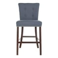 thumbnail image 5 of SAFAVIEH Taylor 29.5 in. H Modern Bar Stool with Ring, Navy, Set of 2, 5 of 14