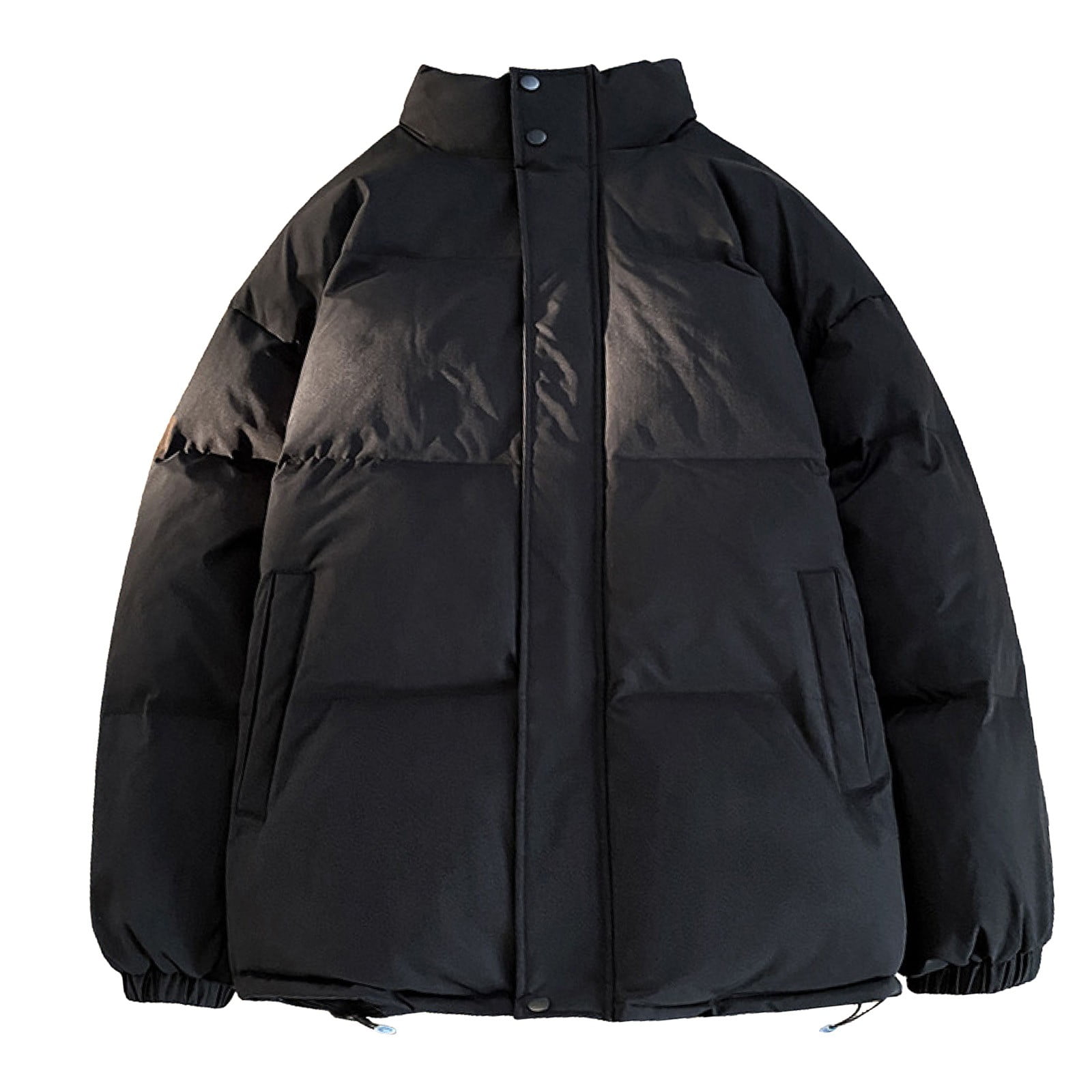 EHQJNJ Down Jacket Men Men's Solid Color Stand Collar Cotton EHQJNJ Down Jacket Men Men's Solid Color Stand Collar Cotton