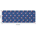 thumbnail image 7 of Blue Christmas Santa and Snowflake Pattern Kitchen Rug Mat,Kitchen Runner Rugs Non Skid Washable,Decorative Kitchen Floor Mats for Kitchen,Sink,Laundry,17"x47.2", 7 of 7