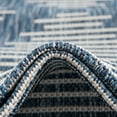 thumbnail image 3 of Unique Loom Outdoor Modern Collection Area Rug - Tambor (2' x 6' Runner Blue/Ivory), 3 of 6