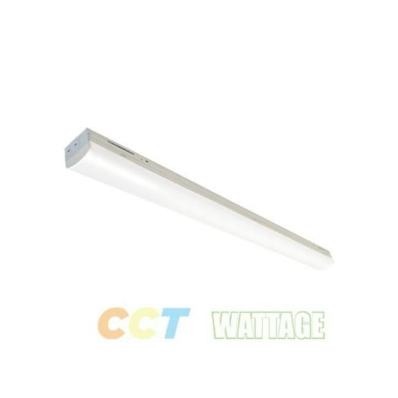 Portor PT-LS1-4F-3CP 4 ft. LED Linear Strip Luminaire Light with CCT & Wattage Selector