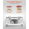 thumbnail image 3 of VEVOR Electric Meat Cutter Machine 550W Commercial Meat Slicer for Kitchen Restaurant, 3 of 9