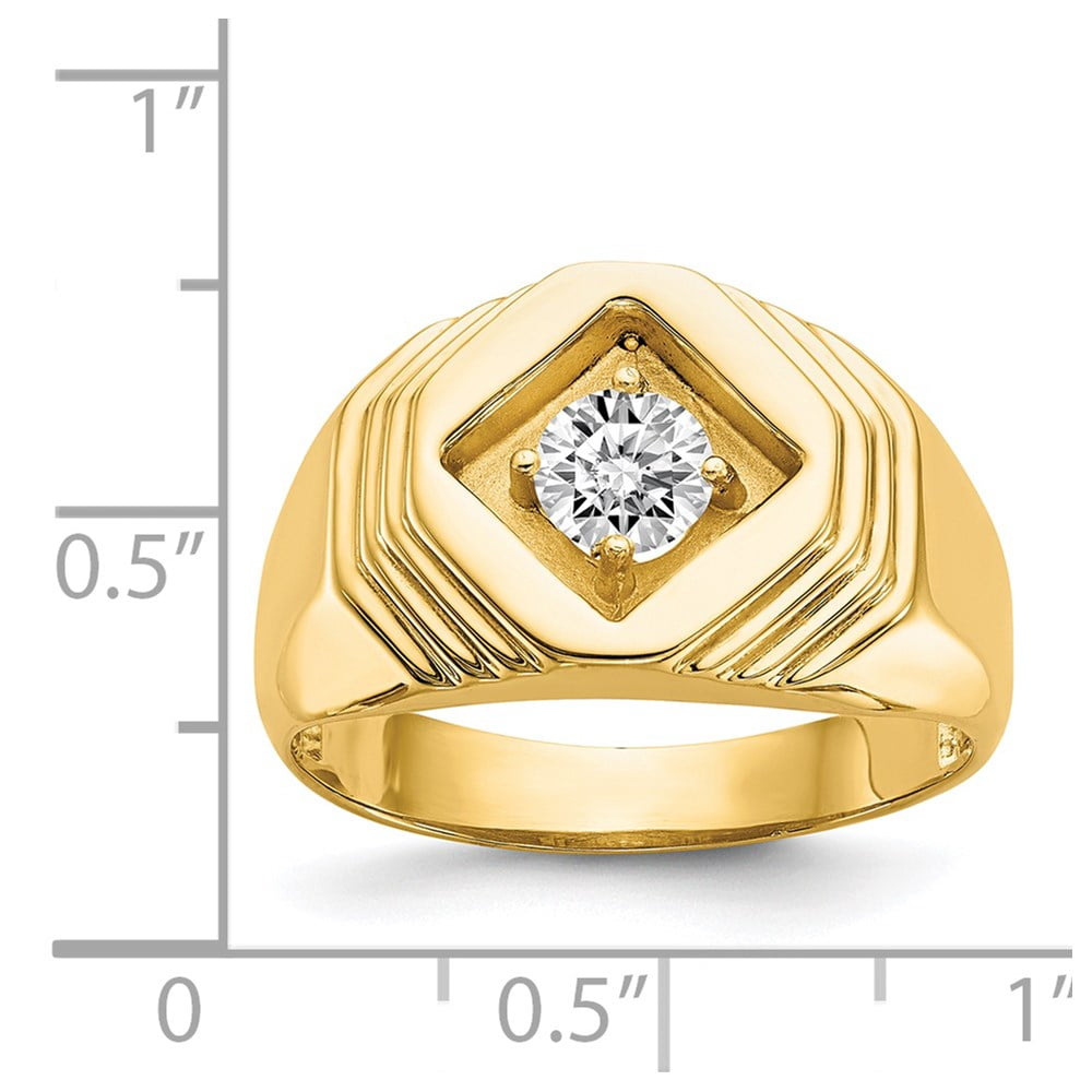 1 Gram Gold Plated with Diamond Sophisticated Design Ring for Men - Style  B520 – Soni Fashion®