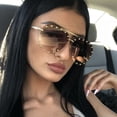 thumbnail image 1 of Gafas de sol con montura grande y remaches de metal para mujer, gafas de sol europeas y americanas, gafas de moda, gafas de sol vintage, 1 of 5