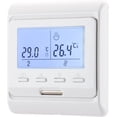 thumbnail image 1 of 1 termostato de ambiente, pantalla digital E80616A, adecuado para calefacción eléctrica por suelo radiante con sensores de sonda ER, 1 of 5