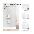 thumbnail image 1 of For Google Nest WiFi Pro Wall Mounting Bracket Intelligent Speaker Wall Storage Bracket Base, 1 PCS, 1 of 5