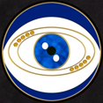 thumbnail image 2 of CafePress - Blue Evil Eye With Gold Accents Body Suit - Cute Infant Bodysuit Baby Romper - Size Newborn - 24 Months, 2 of 3