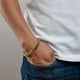 thumbnail image 5 of Pulsera para Hombre de Cadena LUCKMAN Acero Inoxidable Modelo Clark dorado UNITALLA, 5 of 7