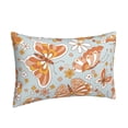 thumbnail image 2 of Balery Retro Floral Butterfly Pillow Covers,Bed Pilowcases,Reversible Plush Throw Pillow Covers End Pillow Encasement,Pillow Case - 20"X30", 2 of 9