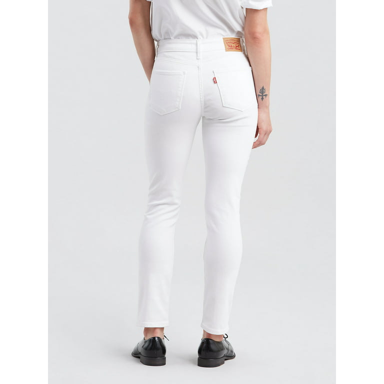 LEVI'S Womens White Jeans Size: 28 