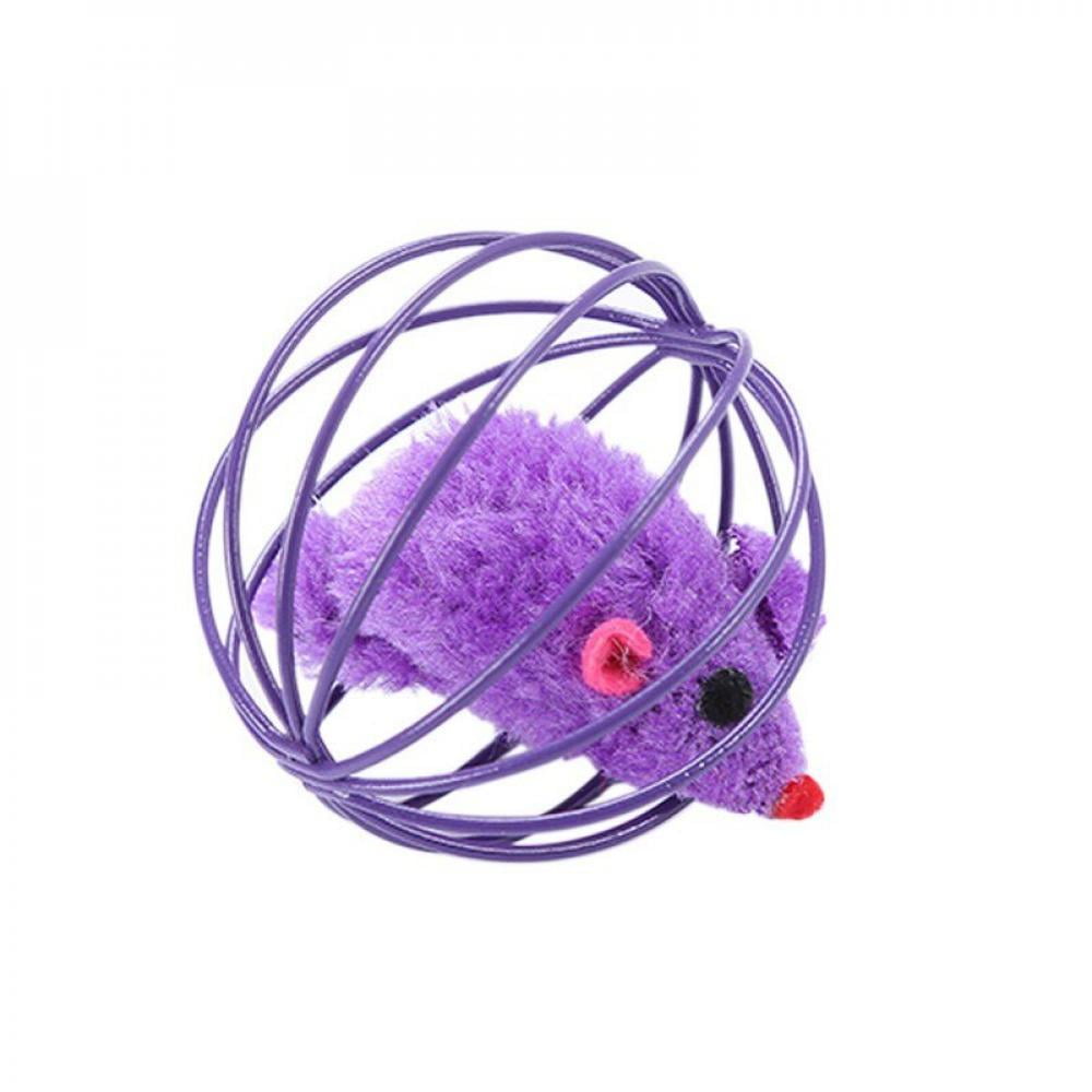 Purple mouse cat toy discount