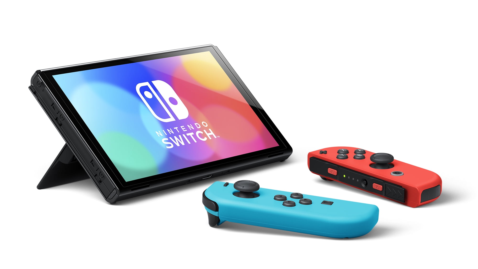 Nintendo Switch™ OLED Model w/ Red & Neon Blue - Walmart.com