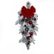thumbnail image 2 of Ganfancp Corona de Navidad Flocking Puerta Colgante Adornos de Navidad Corona de Navidad Colgante de Ratán Decoración Europea y Decoración para El Hogar Liquidación Ventas Hoy Ofertas Prime Colgante, 2 of 7