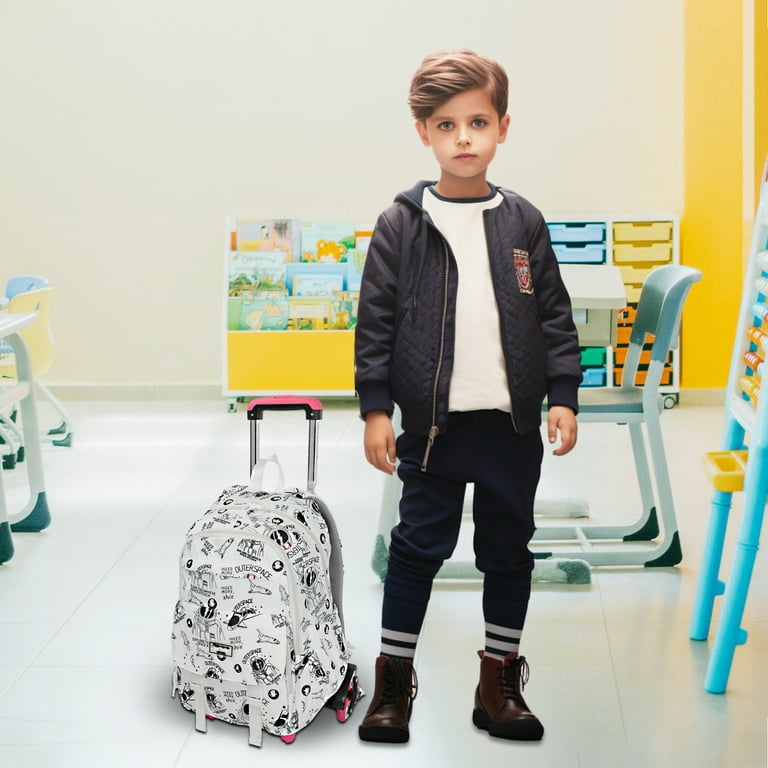 Cute rolling backpacks sale
