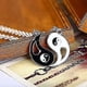thumbnail image 4 of Friendship Necklace Ying Yang, Yin Yang Couple Chain, Tai Chi Pendant Necklace, Ying Yang Necklace, 4 of 5