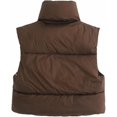 thumbnail image 2 of ORUYROP Gilet Court d'Hiver pour Femmes, Léger, Sans Manches, Chaud, Rembourré, 2 of 7