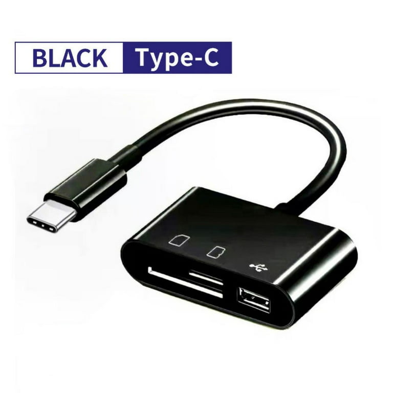 USB C SD Card Reader, Flash Memory Card Reader, Type C Card Reader 