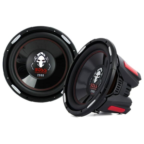 BOSS Audio Phantom 12-Inch 2300W Car Audio Subwoofer Speakers (2 Pack)