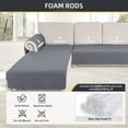 thumbnail image 2 of Sectional Couch Covers L Shape Sofa Cover Waterproof Reversible with Chaise Cover Durable Furniture Protector Sofa Slipcovers for Pets Dog Cat 2-Piece, 2 of 8