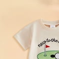thumbnail image 4 of Baby Onesies Boy Newborn Infant Baby Boy Girl Golf Short Sleeve Romper New To The Club Bubble Outfit Summer Jumpsuit Clothes, 4 of 6