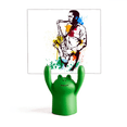 thumbnail image 1 of Pintura acuarela Street Hombre musica rock Estante de notas, estante de ranas de animales de dibujos animados, 1 of 3