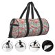 thumbnail image 3 of Fotbe Pink Flamingo Bolsa Deportiva de Lona Plegable con Estampado, Bolsa de Gimnasio con Bolsillo Seco/Húmedo, Bolsa de Viaje Ultraligera de Gran Capacidad, 3 of 6