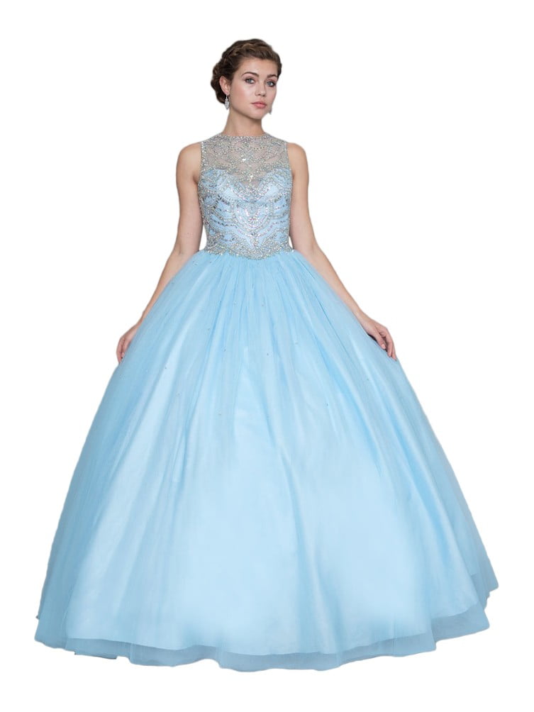 rhinestone quinceanera dresses