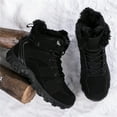 thumbnail image 5 of YOURDIARY Men's Waterproof Warm Winter Hiking Snow Boots Combat Boots Faux Fur Lined, 5 of 9