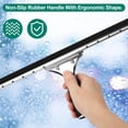 thumbnail image 3 of Professional Window Squeegee, Stainless Steel Window Squeegee with 25 cm Blade, for Cleaning and Drying Glass, Tiles, Windows, Bathroom, to Remove All Traces of Water, 3 of 5