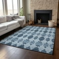 thumbnail image 6 of Addison Rugs Mayfield Washable Transitional Moroccan Blue Rectangle Rug, 10' x 14', 6 of 6